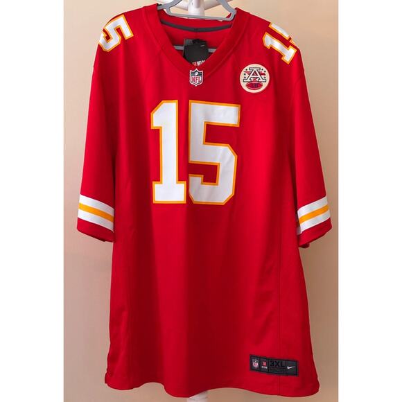 Patrick Mahomes Nike NFL Jersey Red  and White Graphics Unisex XXXL - Picture 1 of 16